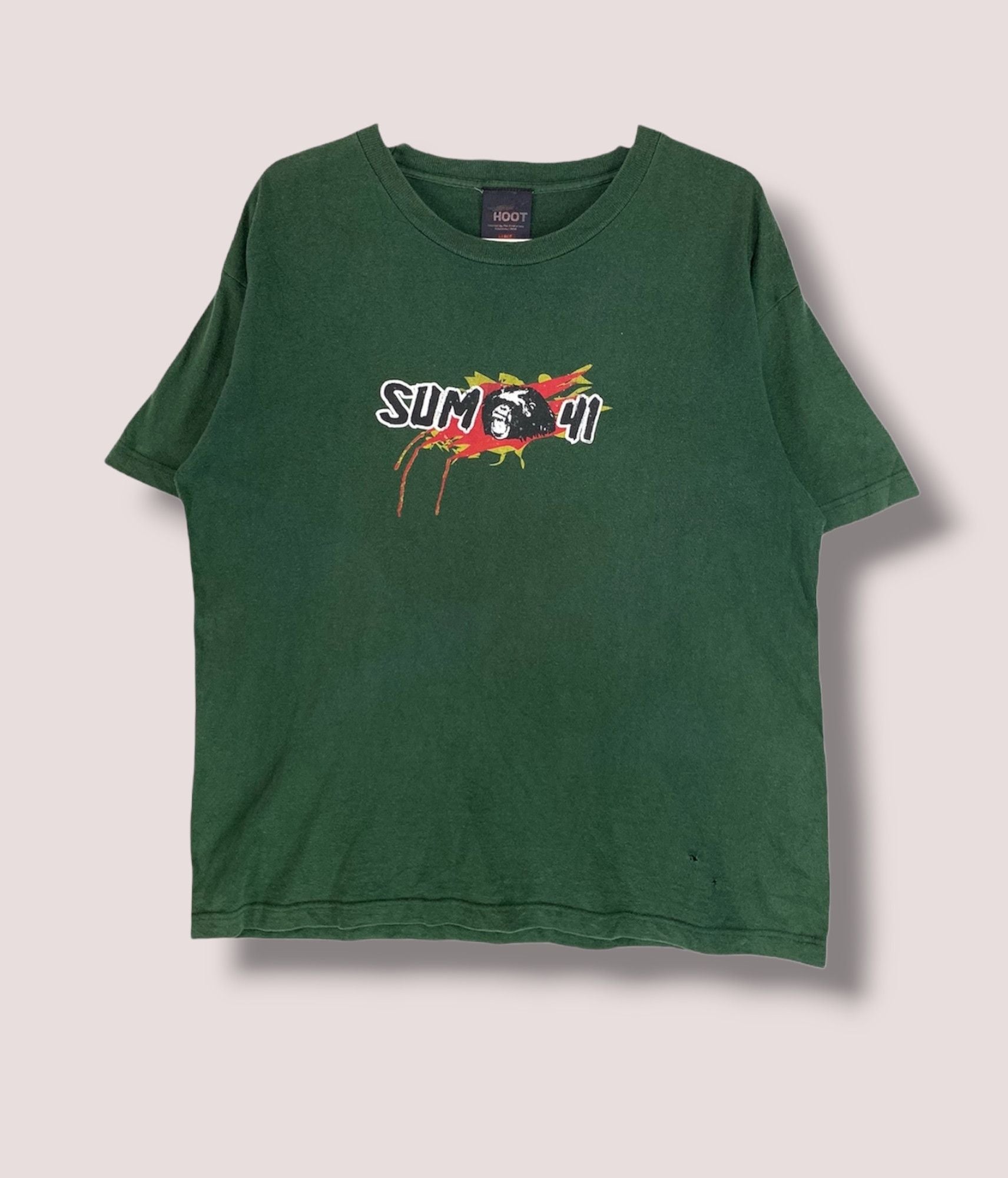 Vintage Sum 41 Ape Logo Tshirt American Punk Hoodie, Sweatshirt | FlexRushtees.com