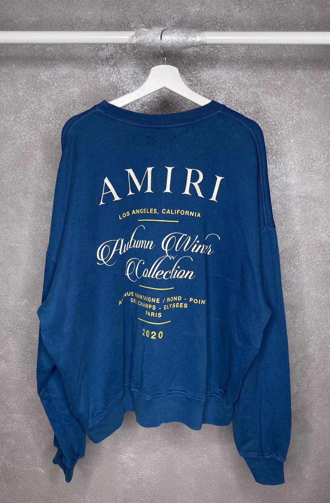 Amiri Runway Autumn Winter 2020 La Show Exclusive Sweatshirt T-Shirts, Hoodie | FlexRushtees.com
