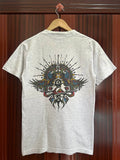 Vintage Quiksilver Tribal Tatoo Logo Tee