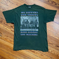 Band Tees Vintage Rage Against The Machine Support The Troops Xl Giant Hoodie, Sweatshirt | FlexRushtees.com