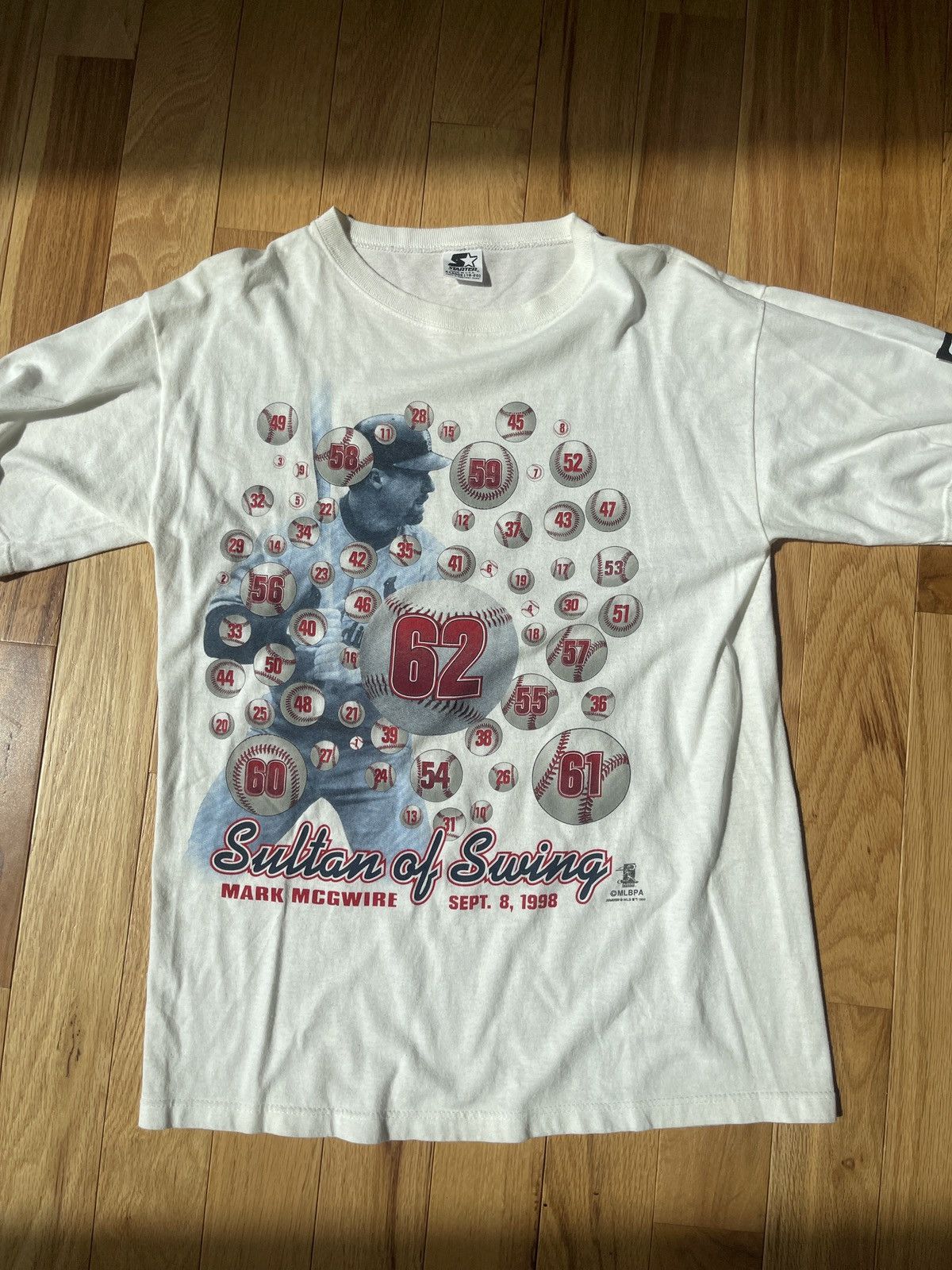 Vintage 1998 Starter Mark Mcgwire Tee