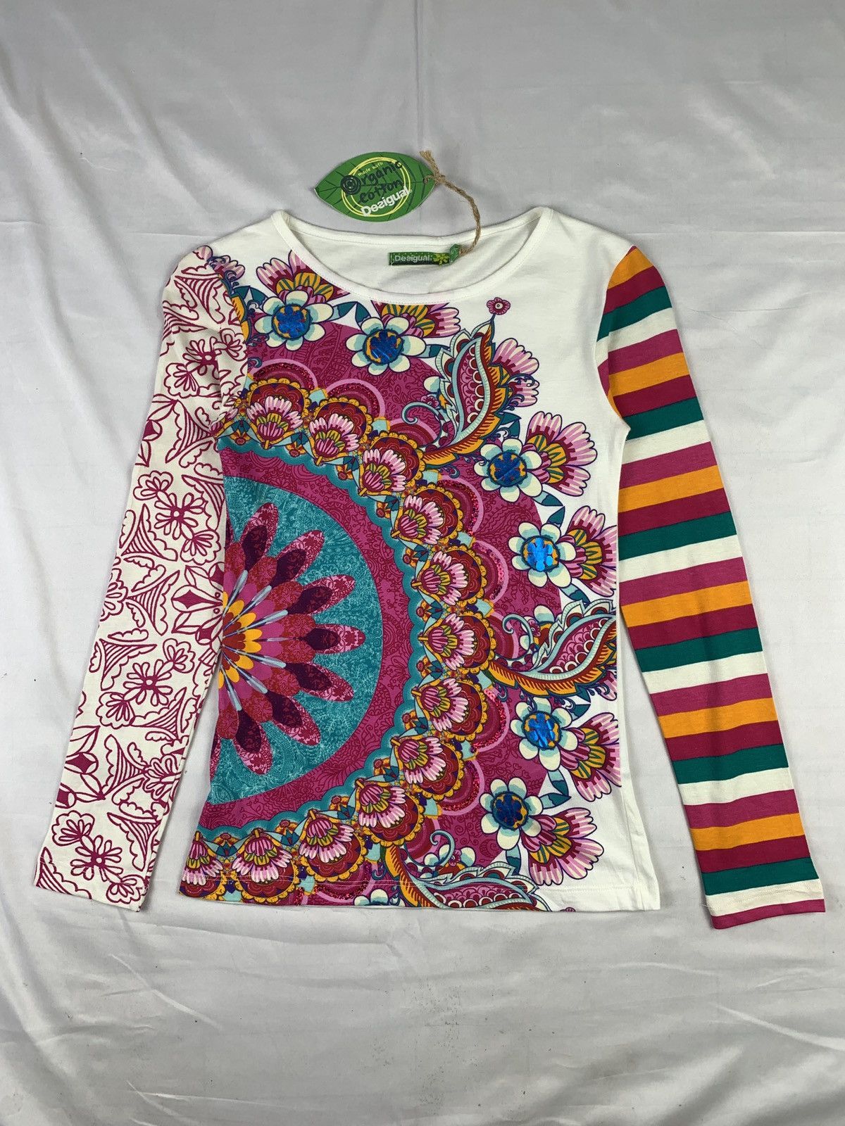 Desigual Deadstock Multi Graphic Trippy Art Longsleeve Top