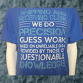 Vintage Shipping Receiving Clerk Funny Work T Shirt Xl Blue Cotton Crew Neck Short Sleeve Graphic Te Hoodie, Sweatshirt