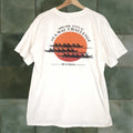 Vintage Outrigger Hawaii Shirt Mens L Tee 1995 10th Annual Ala Wai Challenge White Graphic P