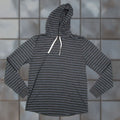 Layer Marine Layer Hoodie Mens Medium Gray Double Knit Long Sleeve Pullover Beach Work Shirt