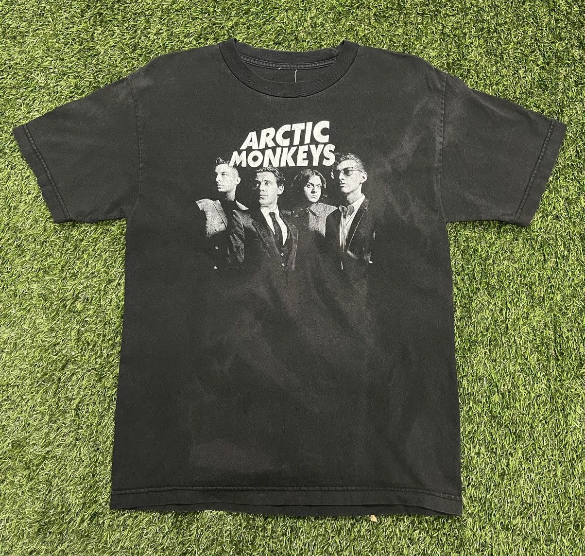 Vintage Y2k Arctic Monkeys Sun Faded Promo Tee Hoodie, Sweatshirt | FlexRushtees.com