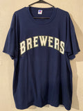 Vintage 90s Mlb Milwaukee Brewers Tee Hoodie, Sweatshirt | FlexRushtees.com