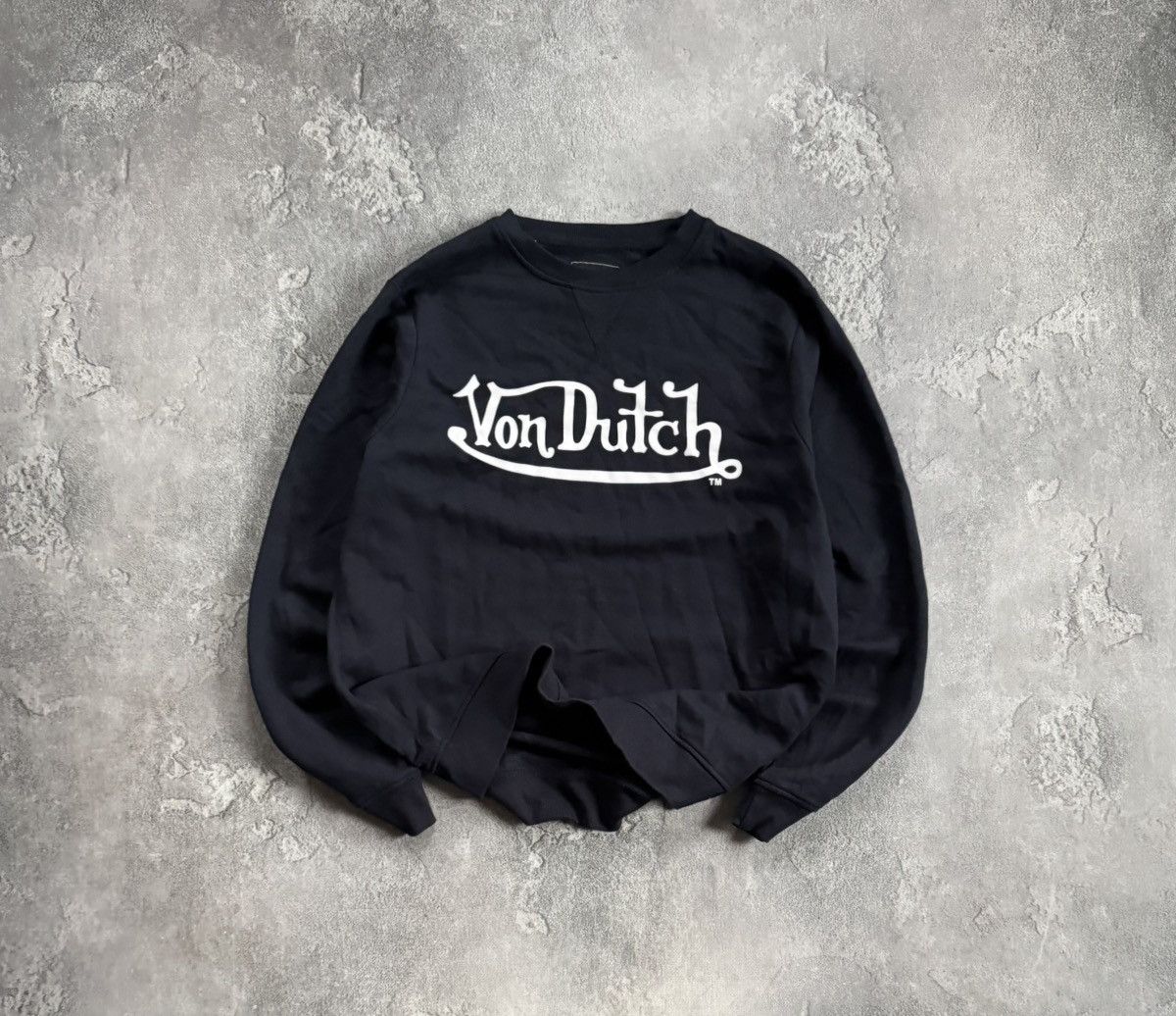 Dutch Von Dutch Xl Big Logo Sweatshirts Jumper Pullover Vintage