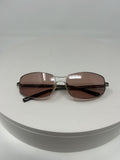 Y2k Vintage Prada Metal Sunglasses