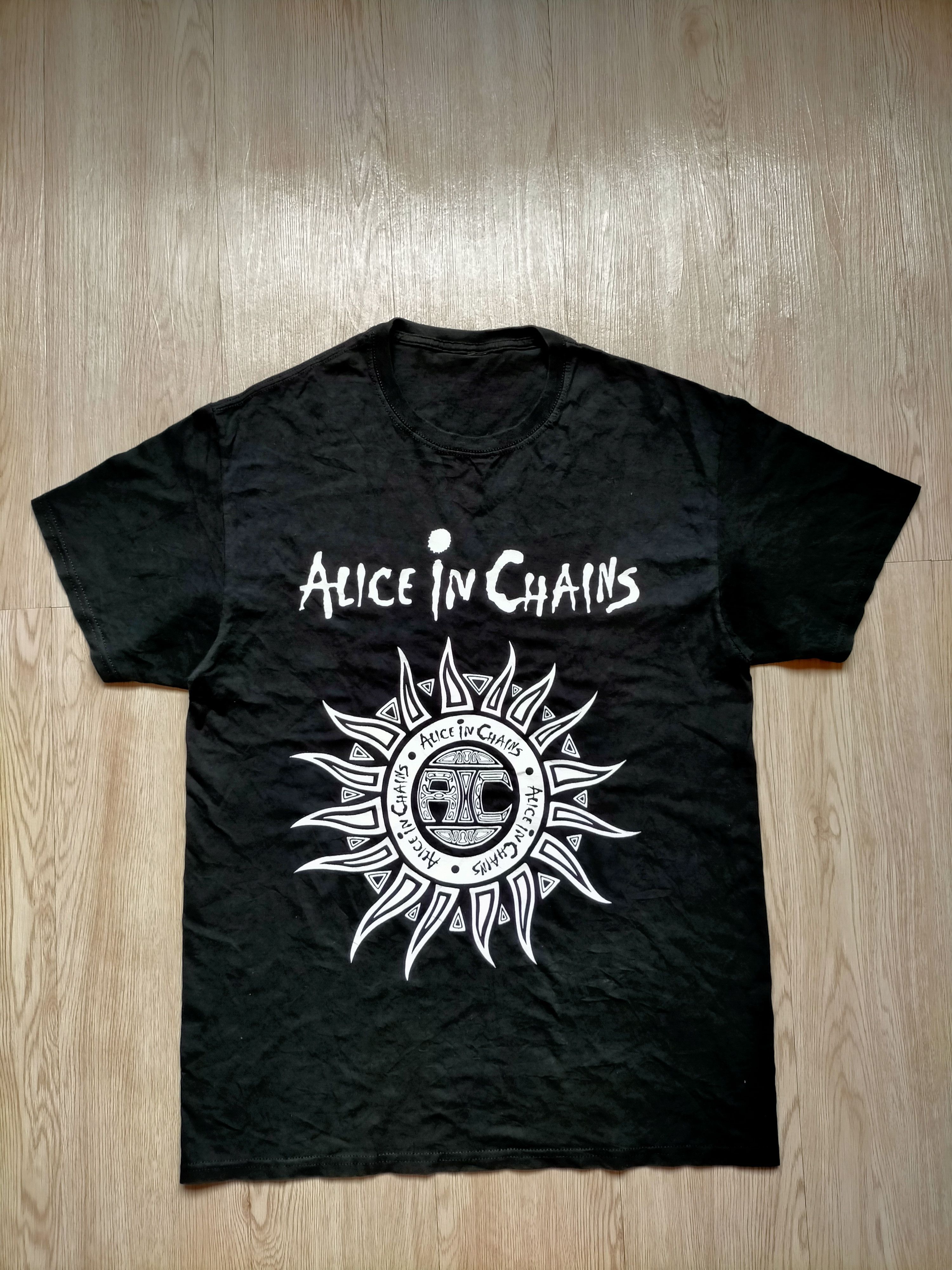 Band Tees Alice In Chains Band Tees Black Tee Hoodie, Sweatshirt | FlexRushtees.com
