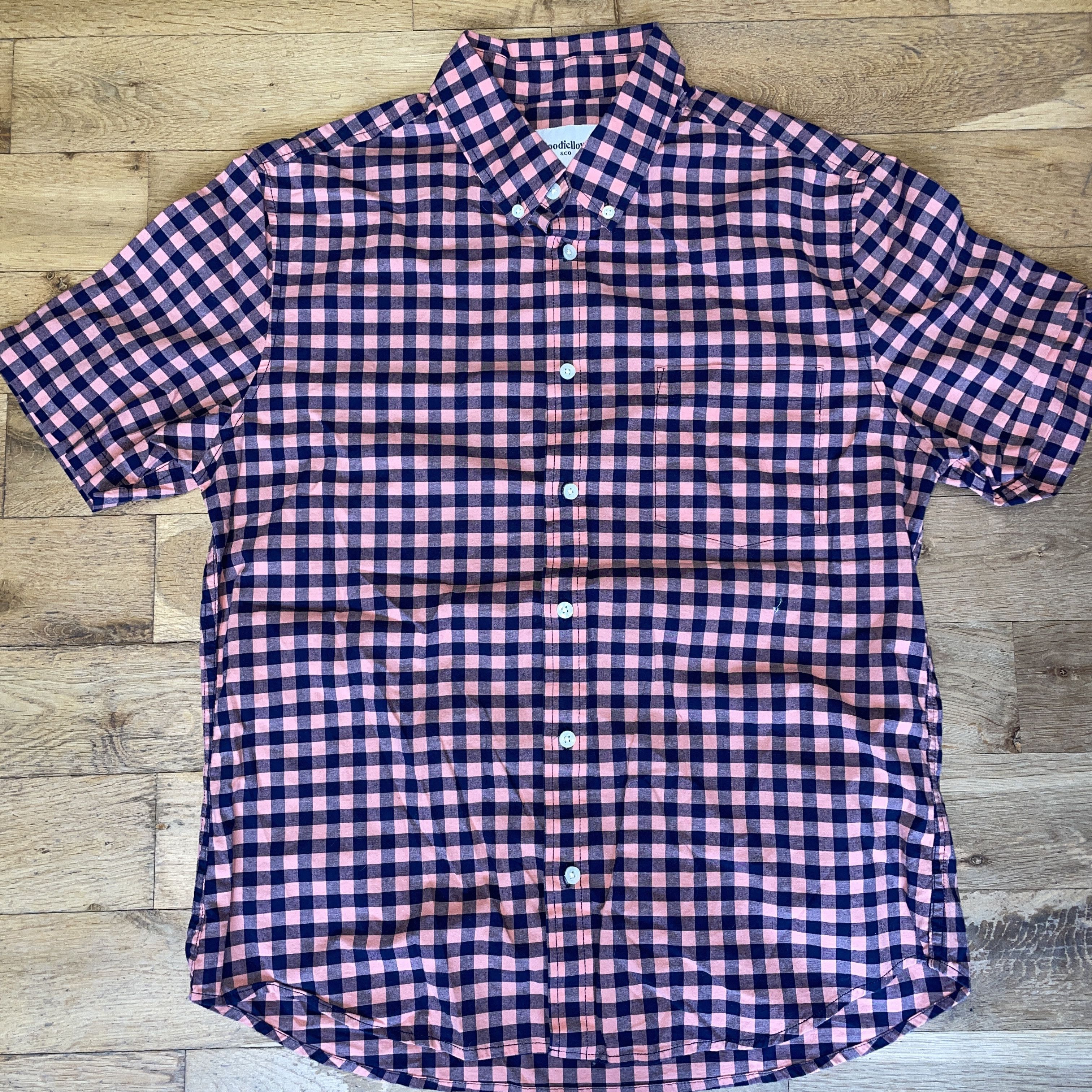 Other Goodfellow Men S Fashion Slim Check Shirt Size L