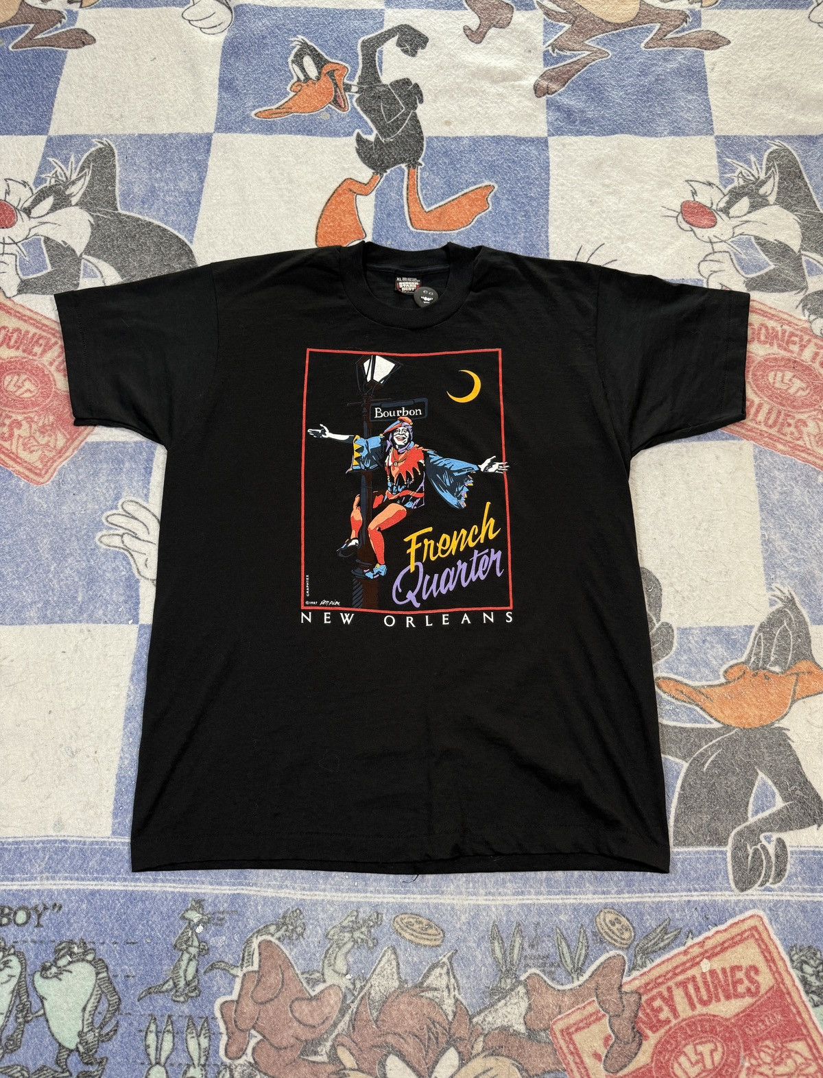 Vintage 80 S New Orleans French Quarter Tee Hoodie, Sweatshirt | FlexRushtees.com