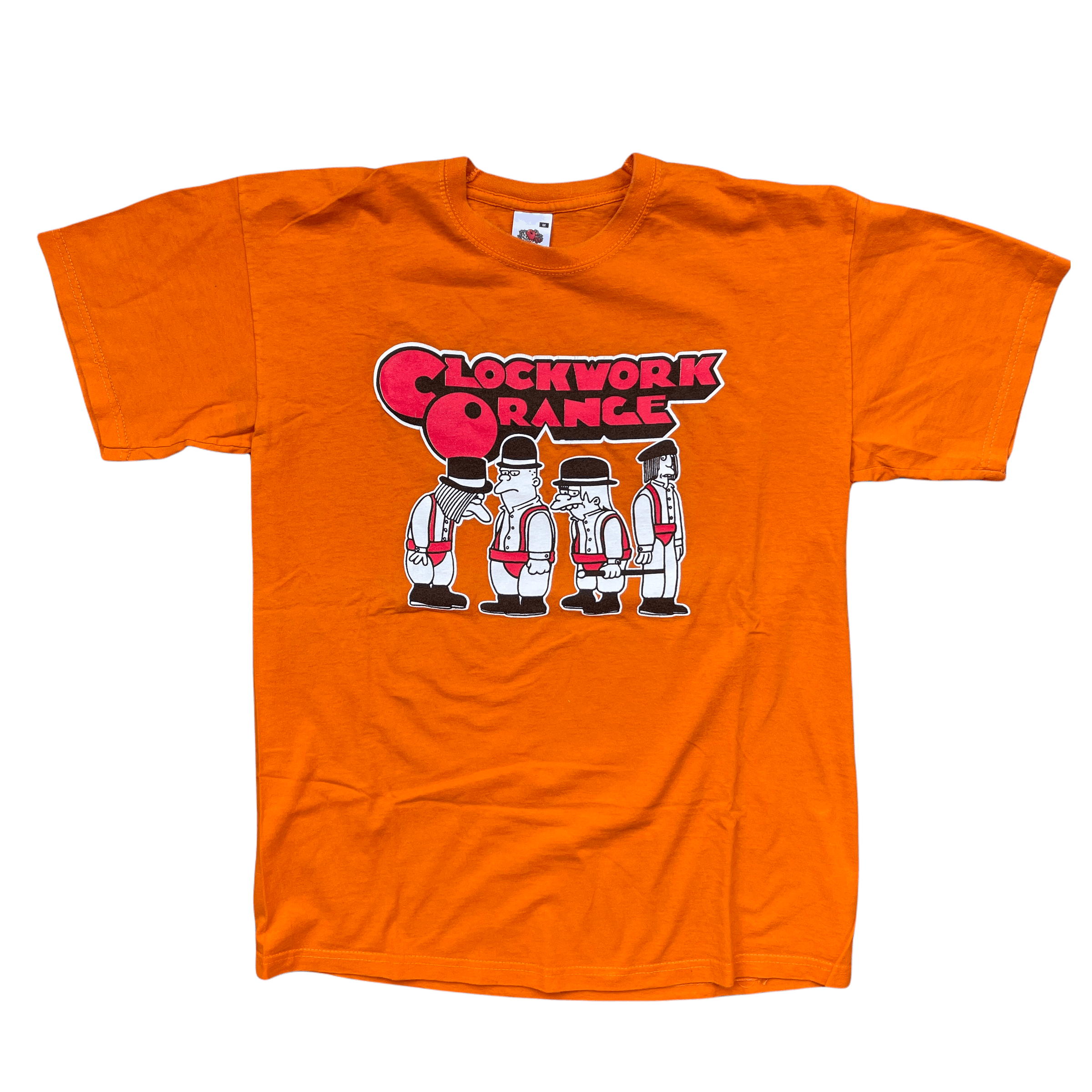 Fruit Of The Loom Vintage 2000s Simpsons Clockwork Orange T Shirt