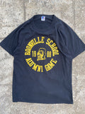 Vintage Russell 80s Boonville School Tee Hoodie, Sweatshirt | FlexRushtees.com