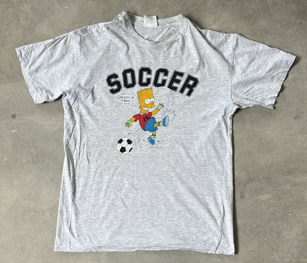 Vintage Bart Simpson Soccer Tee Hoodie, Sweatshirt | FlexRushtees.com