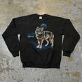 Jerzees Vintage 1987 Lsj Wolf In The Night Crewneck T-Shirts, Hoodie, Sweatshirt | FlexRushtees.com