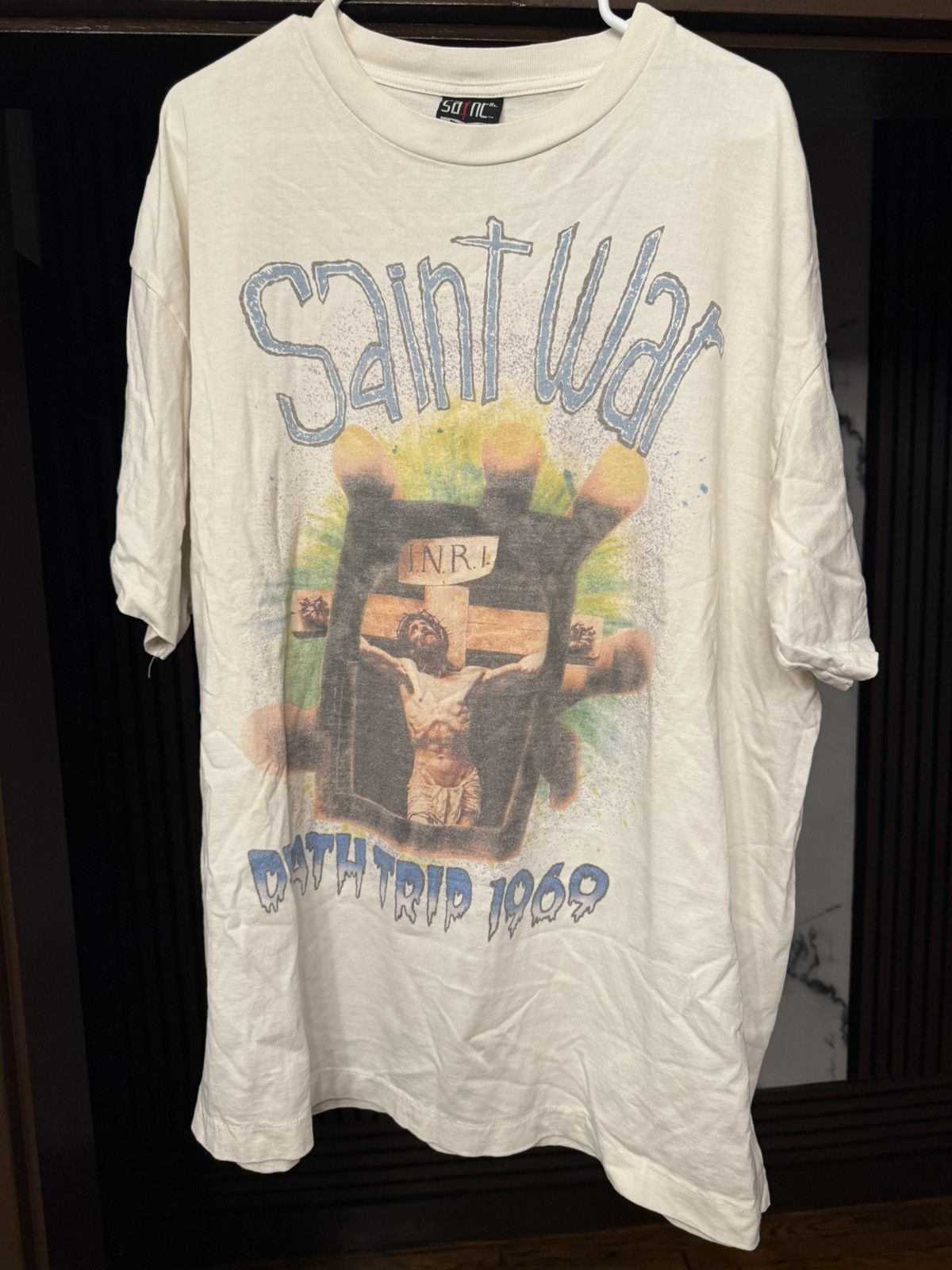 Michael Saint Michael Saint War Death Trip Tee Size Xxl Hoodie, Sweatshirt | FlexRushtees.com