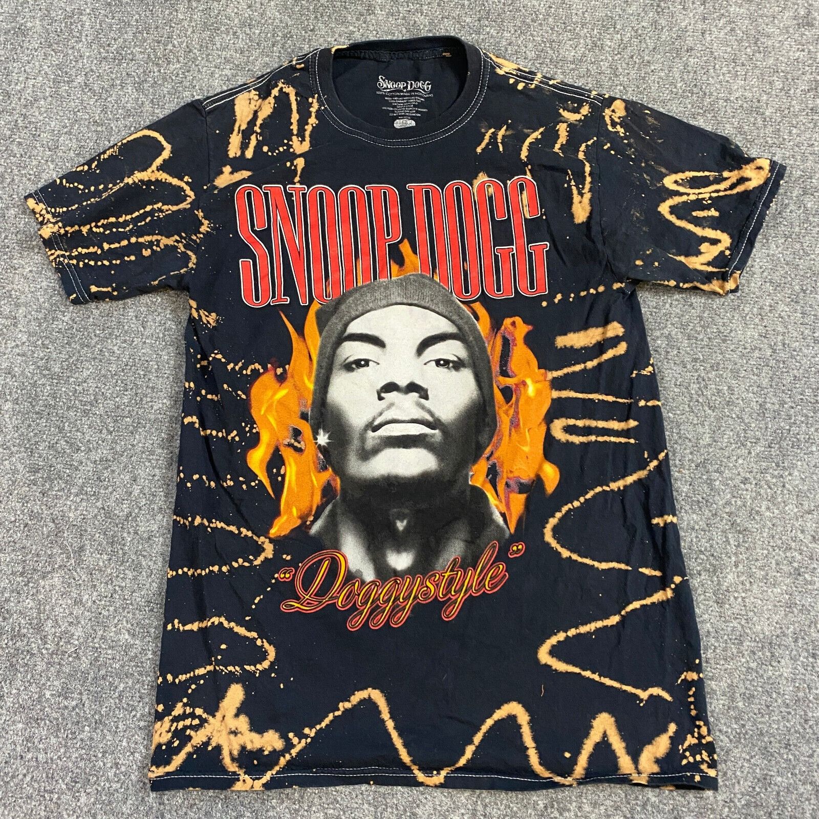 Dogg Snoop Dogg T Shirt S Black Tie Dye Cotton Official Doggystyl Hoodie, Sweatshirt | AU16VibeMintTees.com