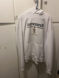 Vetements Antwerpen White Hoodie T-Shirts, Sweatshirt | FlexRushtees.com