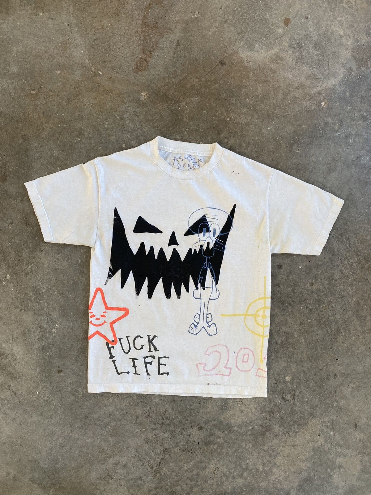 Asspizza 2018 Tour Pumpkin Fuck Life Graffiti Tee Medium Hoodie, Sweatshirt | FlexRushtees.com