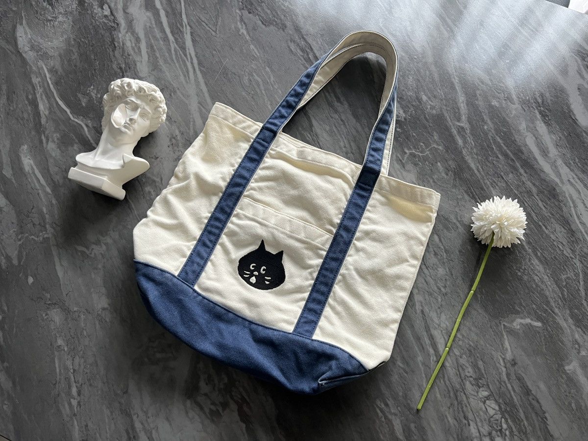 Net Ne Net Tote Bag Embroider Logo