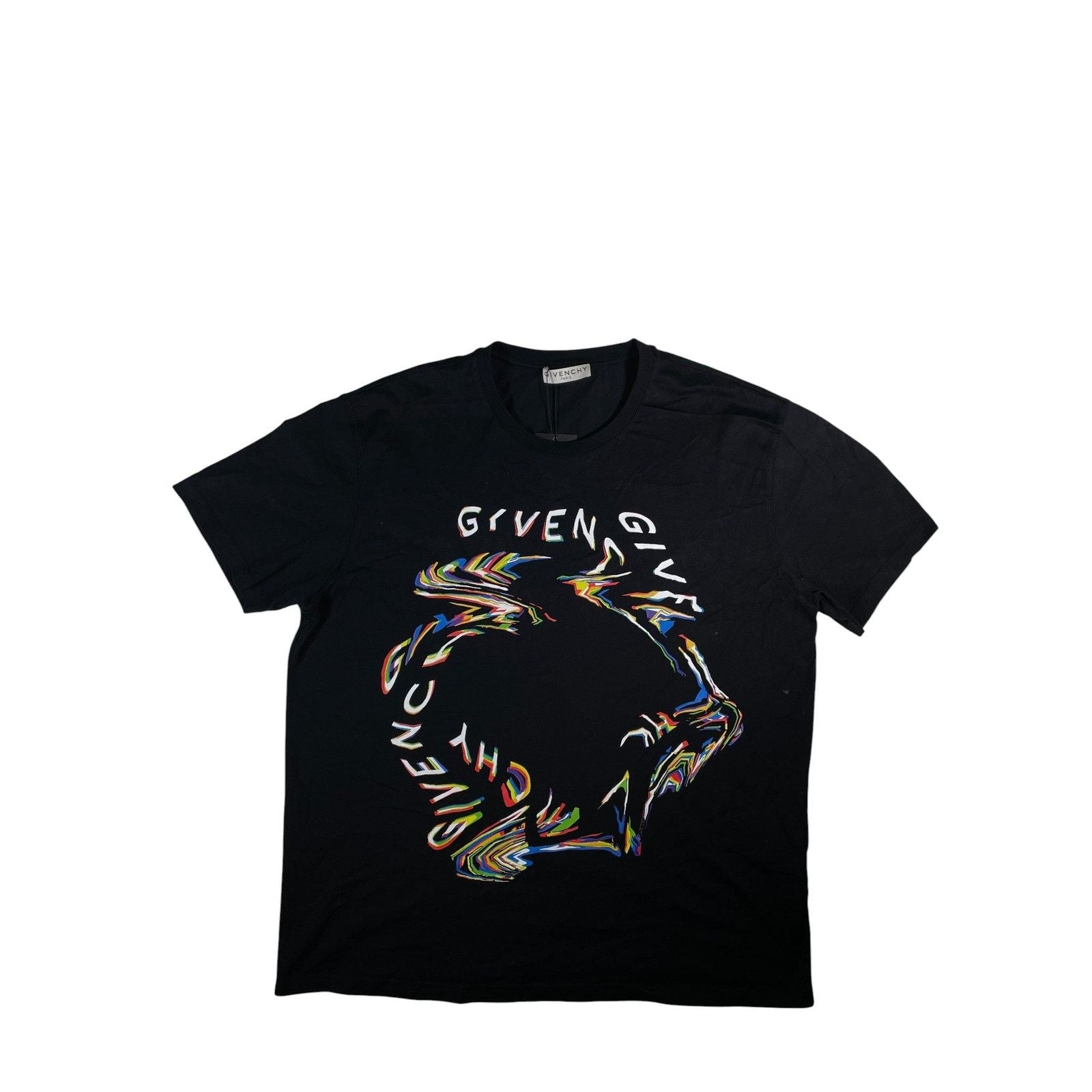 Givenchy Rainbow Black Tee Hoodie, Sweatshirt | FlexRushtees.com