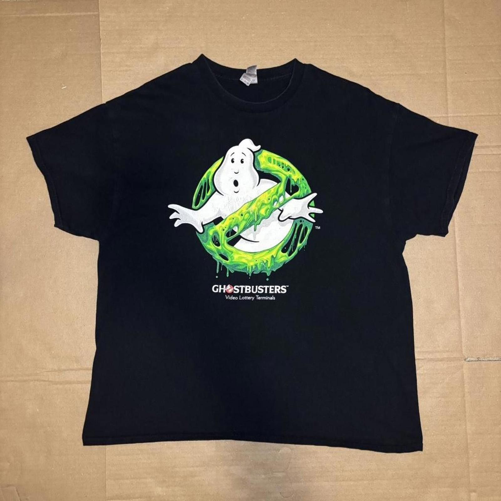 Gildan Ghostbusters Tee I Ain T Afraid Of No Ghost Black Vintage
