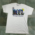 Delta Vintage Royal Caribbean Shirt Delta T Shirt Adult Large White 90s Tropical Crew Neck Short Sle