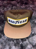 Vintage Bravest Studios Badyear Snapback Brown