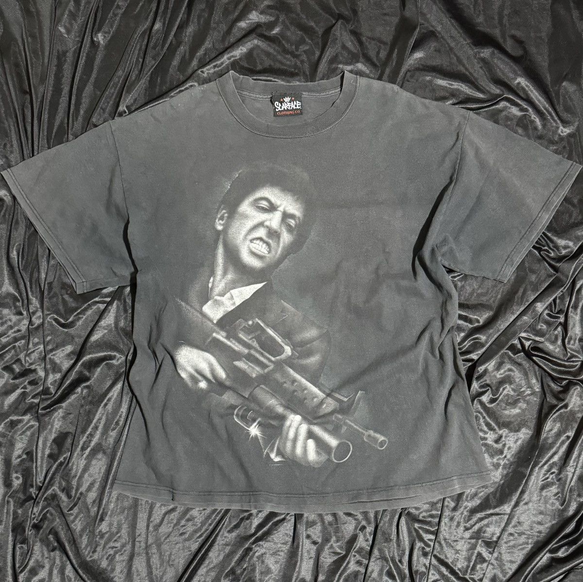 Vintage Tee Scarface Tony Montana Hoodie, Sweatshirt | FlexRushtees.com