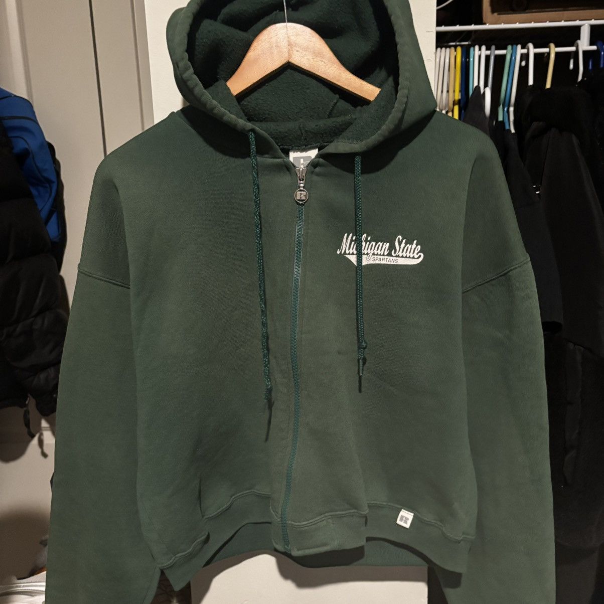 Russell Athletic Vintage 2000s Russell Athletic Extremely Faded Zip Up