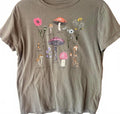 Unknown London Cute Mushroom And Flower Graphic T Shirt