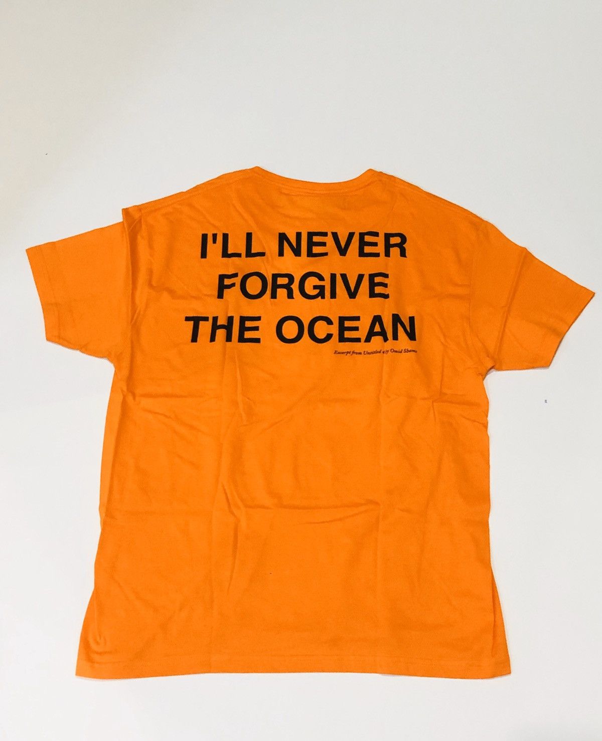 White Off White I Ll Never Forgive The Ocean Show Invite Tee