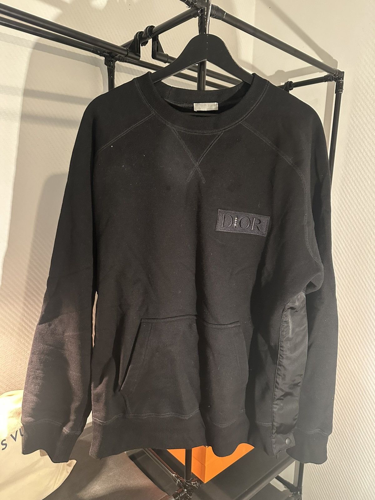Dior X Sacai Patch Side Zip Sweatshirt Winter 2021 Hybrid T-Shirts, Hoodie | FlexRushtees.com