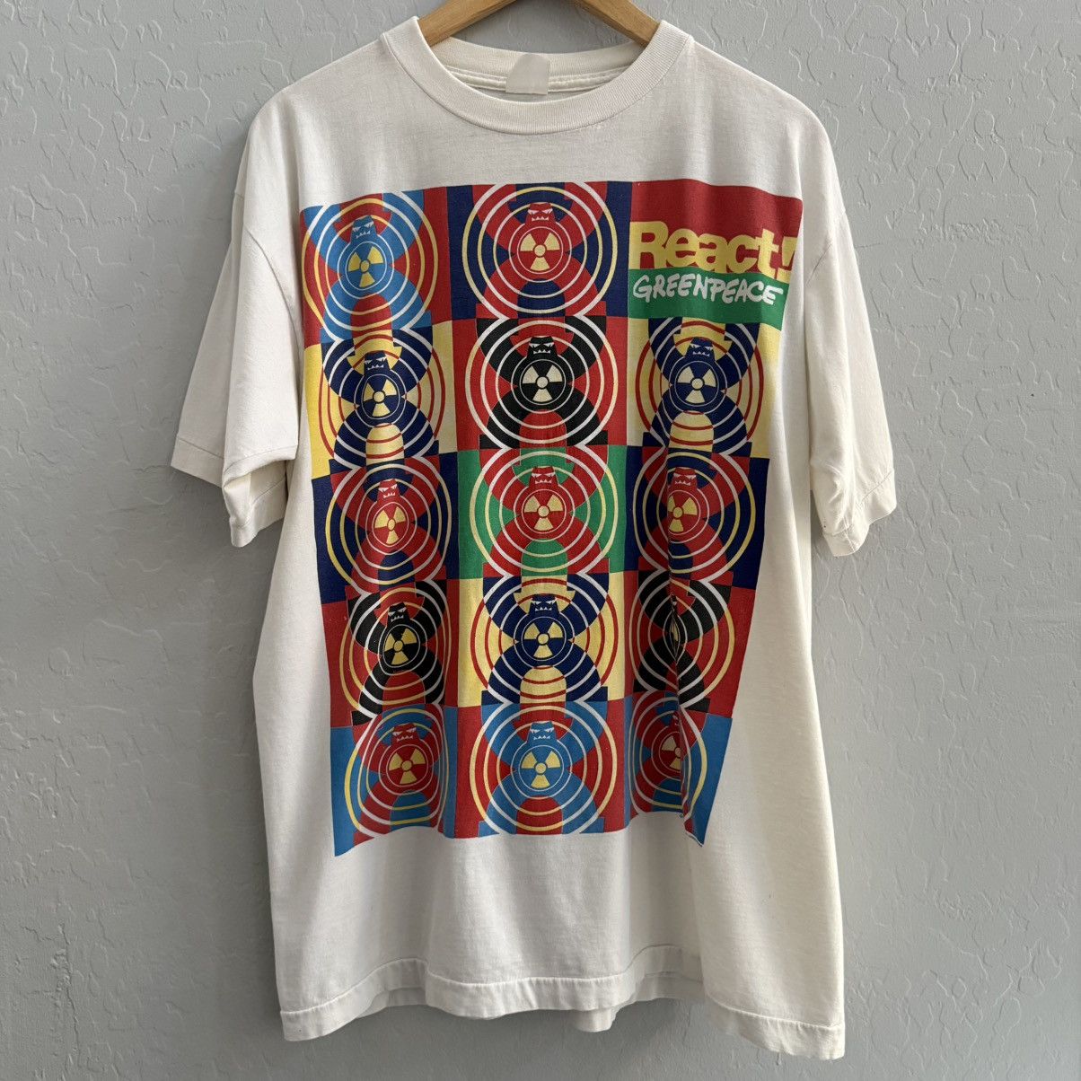 Vintage 1992 Greenpeace Concert Art Grail Band Tee Size Xl Hoodie, Sweatshirt | FlexRushtees.com