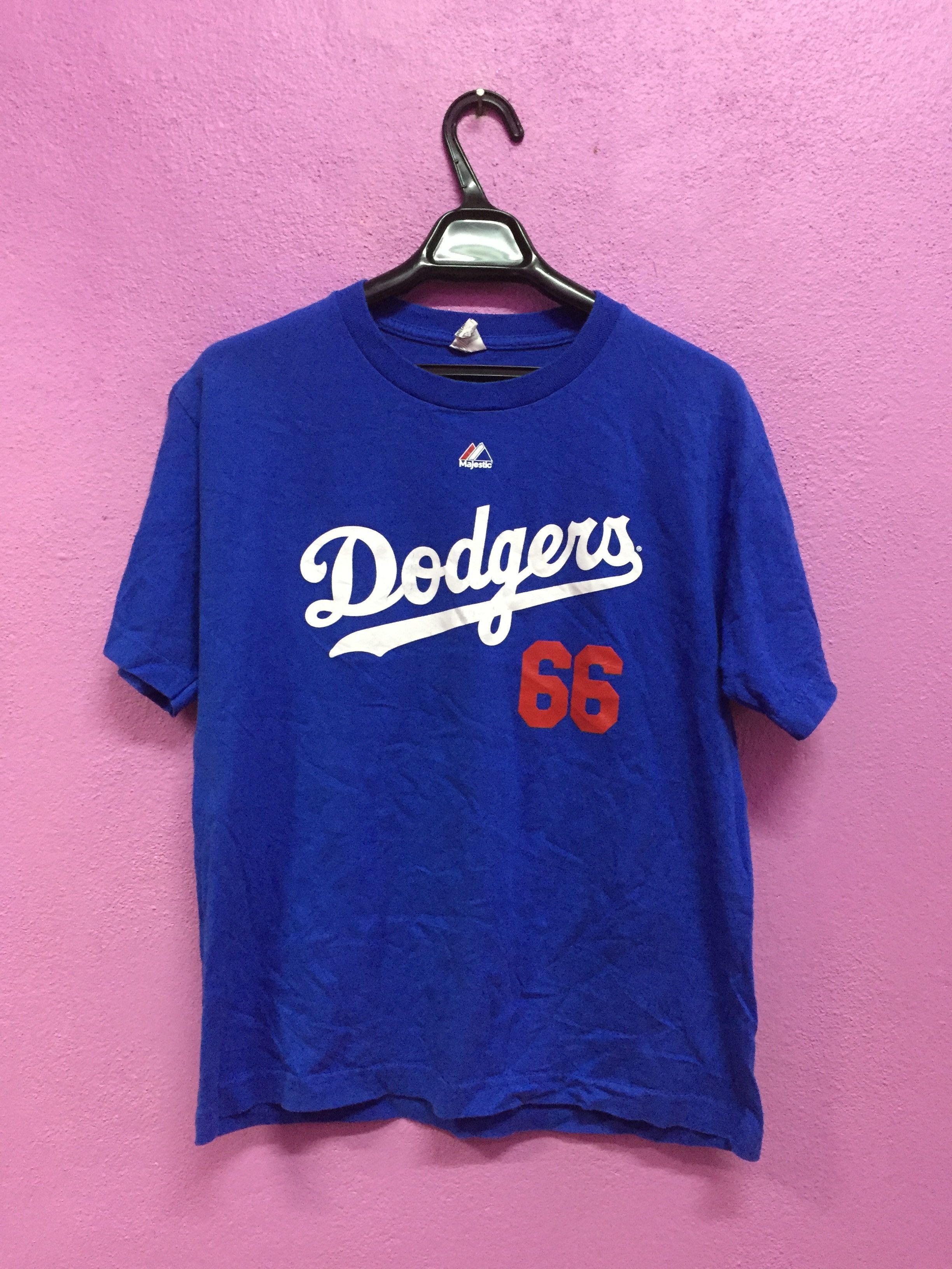 Majestic Dodgers 66 Baseball Tee Size Xl Hoodie, Sweatshirt | FlexRushtees.com