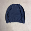 Vintage 90s Russell Athletic Style Faded Black Sweatshirt