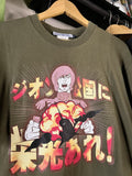 Anime Gundam Zeon Garma Zabi Anime Vintage T Shirt