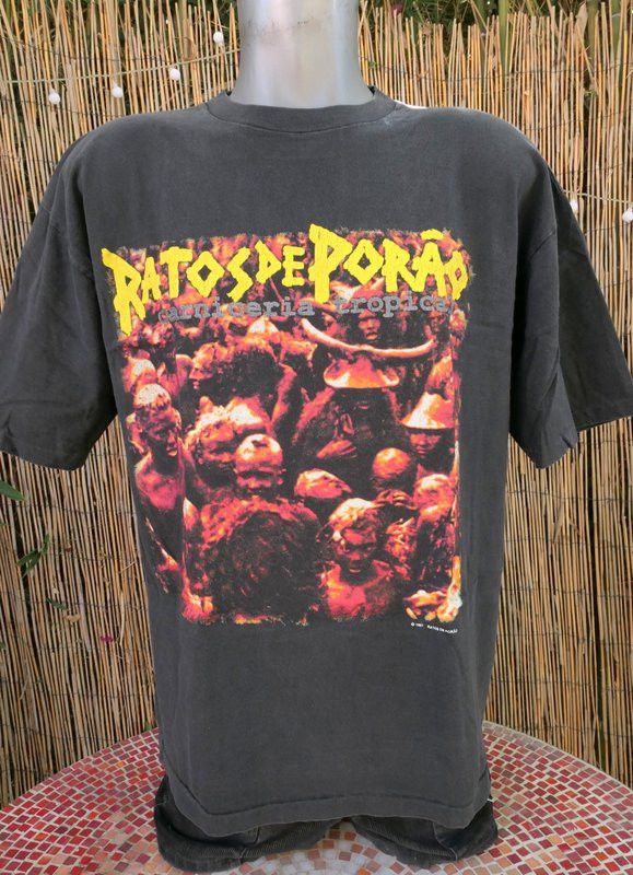 Vintage 1997 Ratos De Porao Carniceria Tropical T Shirt Xl