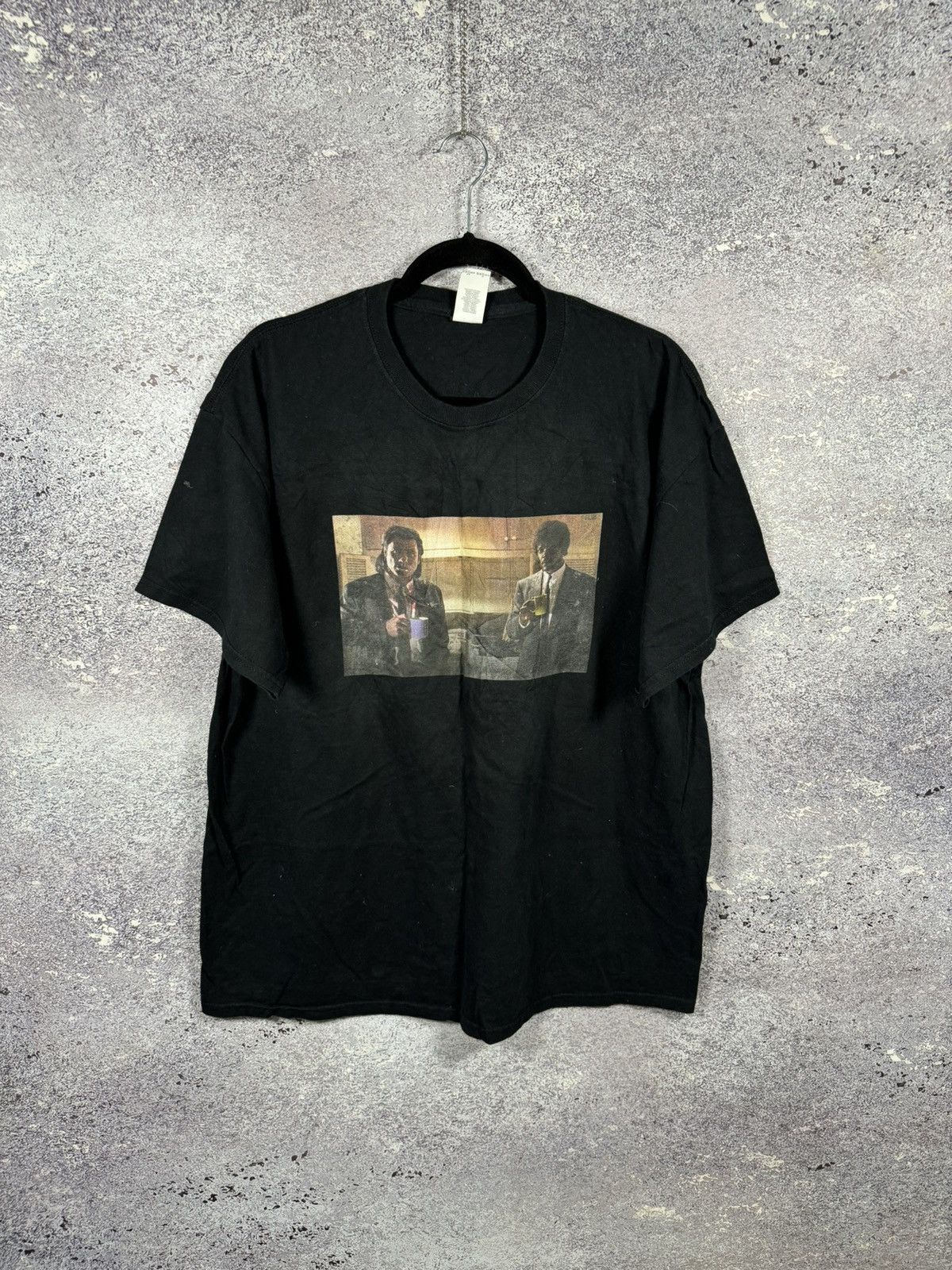 Vintage Pulp Fiction Box Logo Black T Shirt Xlarge