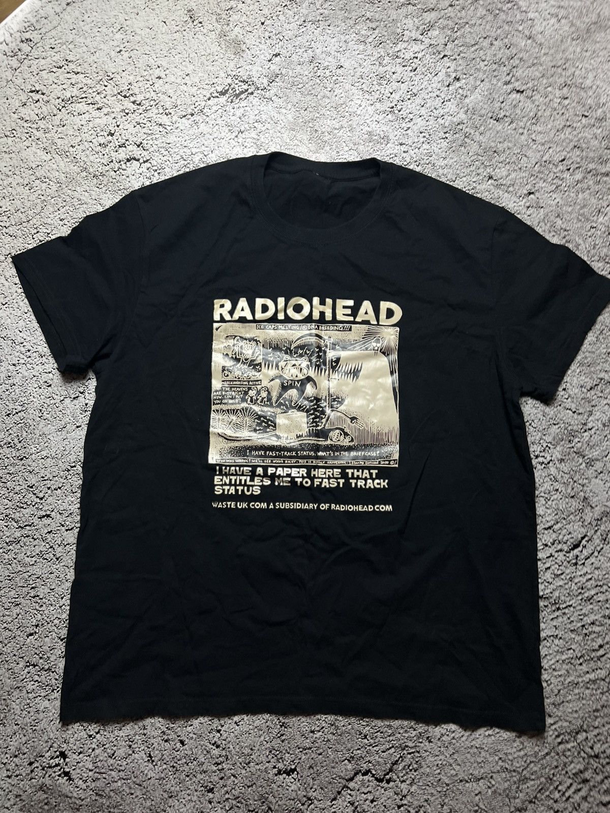 Other Radiohead Ice Caps Melting Dna Breeding T Shirt Ok Computer Hoodie, Sweatshirt | FlexRushtees.com