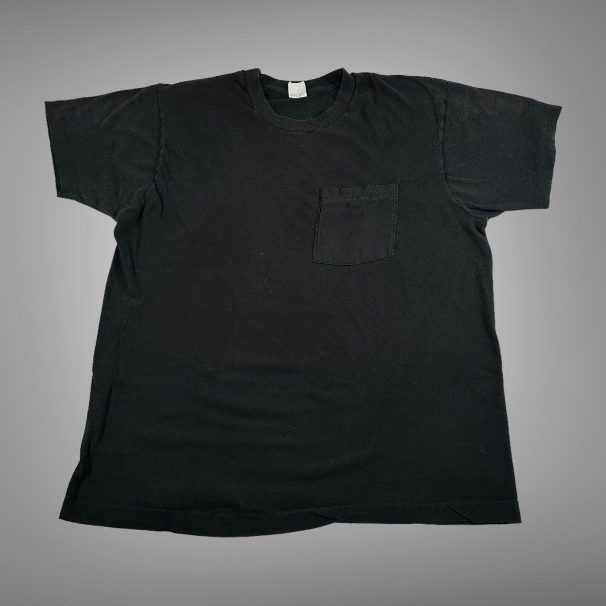 Vintage Blank Fruit Of The Loom Pocket T Shirt