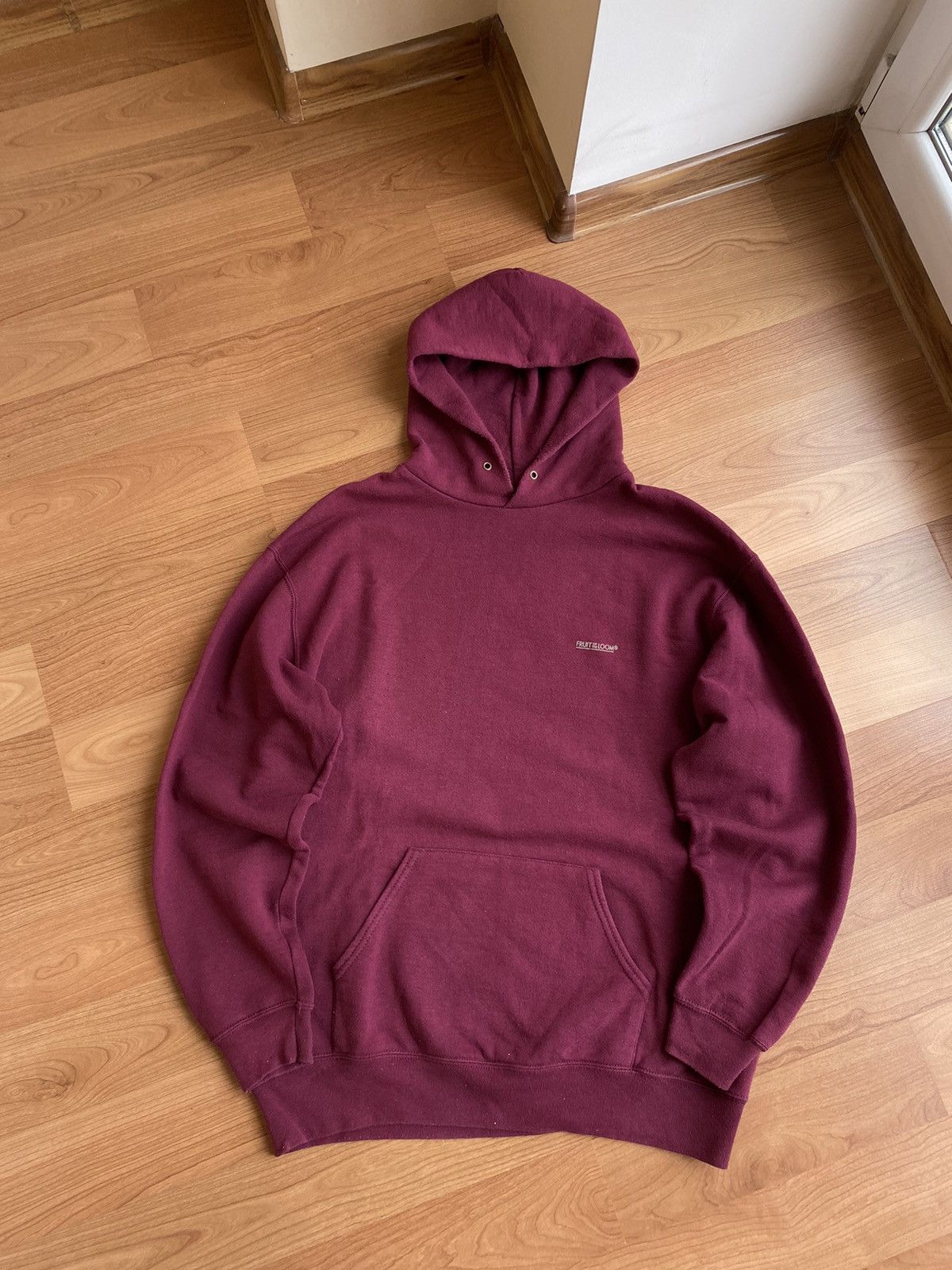 Vintage Fruit Of The Loom Basic Hoodie