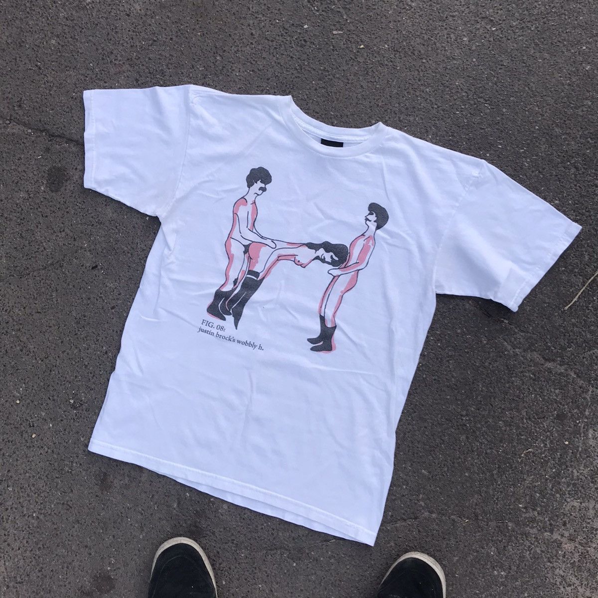 Huf Fig 08 Justin Brock S Wobbly H Sex Art Tee Hoodie, Sweatshirt | FlexRushtees.com
