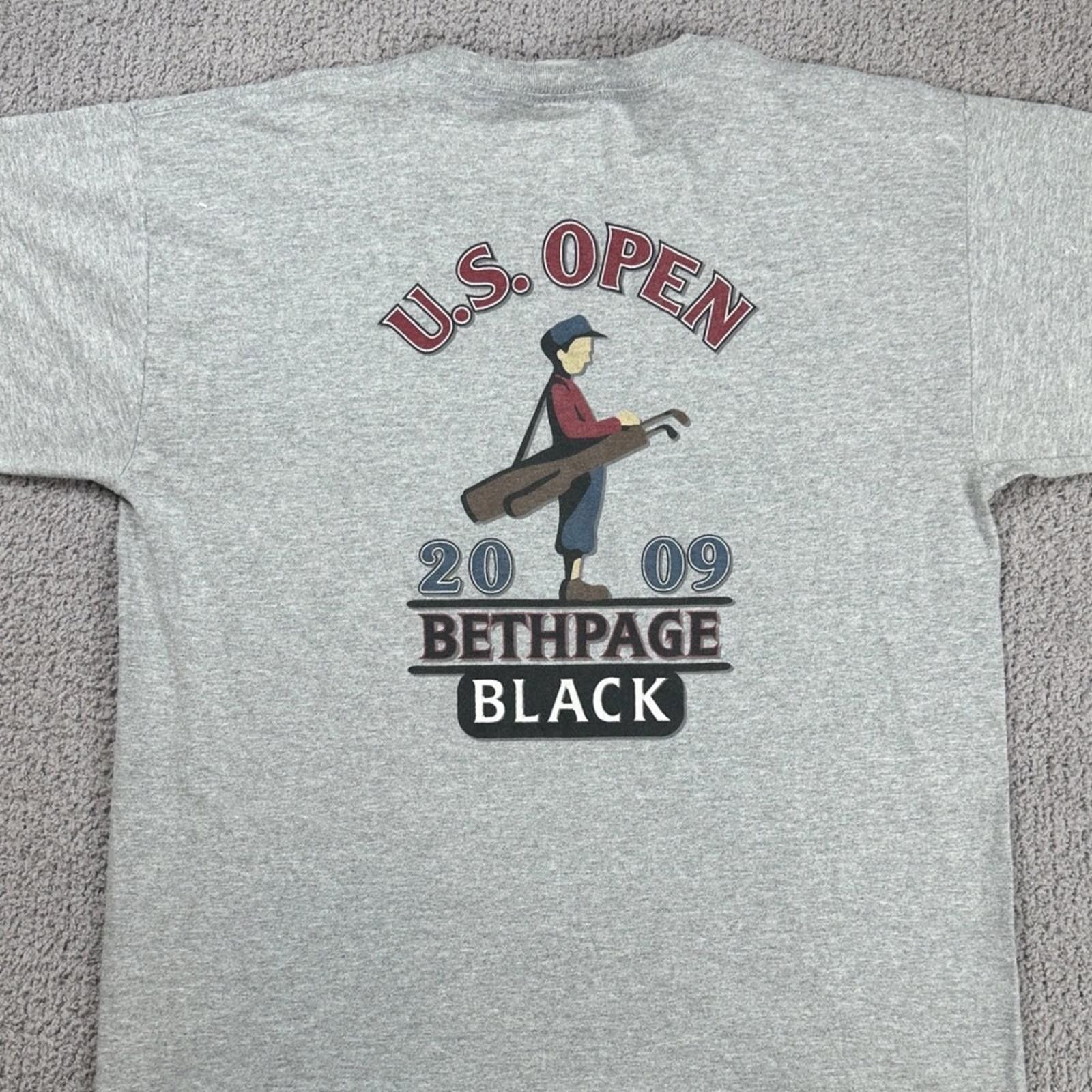 Other 2009 Us Open Bethpage Black Golf T Shirt Mens Gray Size L Us Hoodie, Sweatshirt | FlexRushtees.com