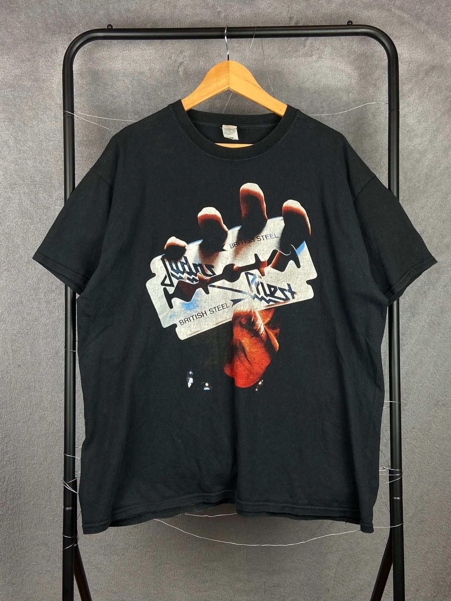 Priest Judas Priest Band Tee Vintage 90s Metal Rock Tour Merch Xl Hoodie, Sweatshirt | FlexRushtees.com