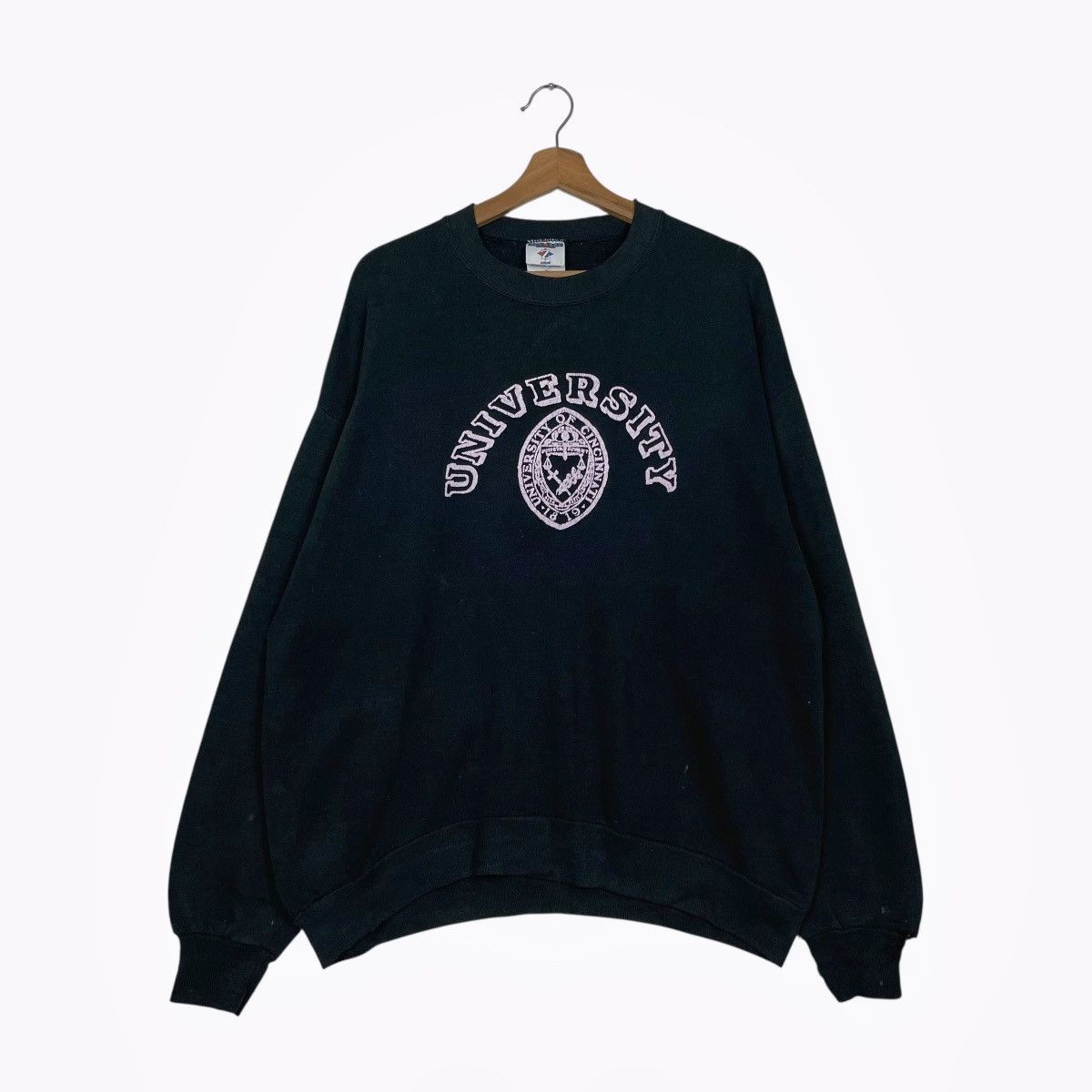 Vintage Vtg 90s University Of Cincinnati Crewneck Sweatshirt T-Shirts, Hoodie | FlexRushtees.com