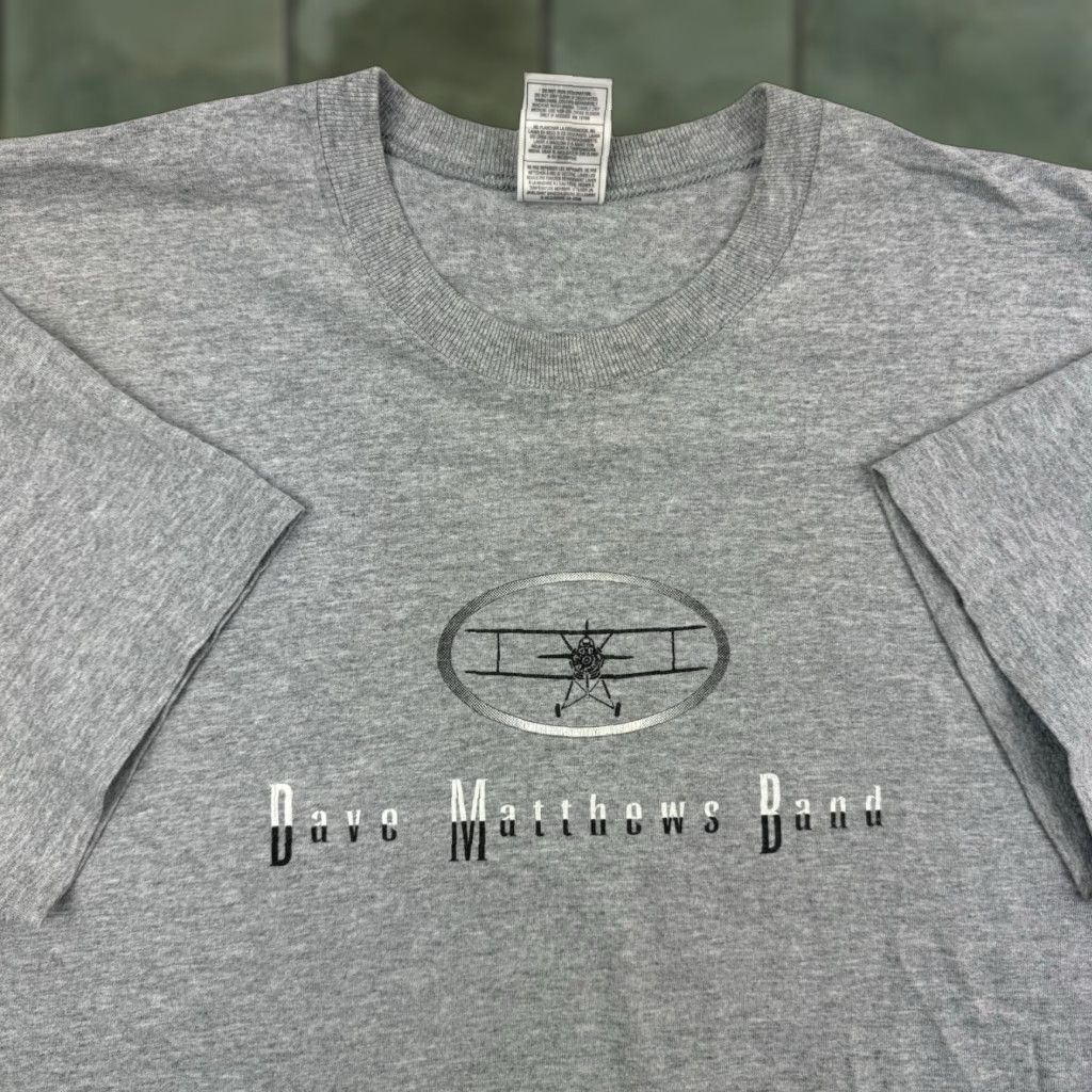 Fruit Of The Loom Vintage Dave Matthews Band T Shirt Adult Large Gray Band Tee Summer 1998 Tour Hoodie, Sweatshirt