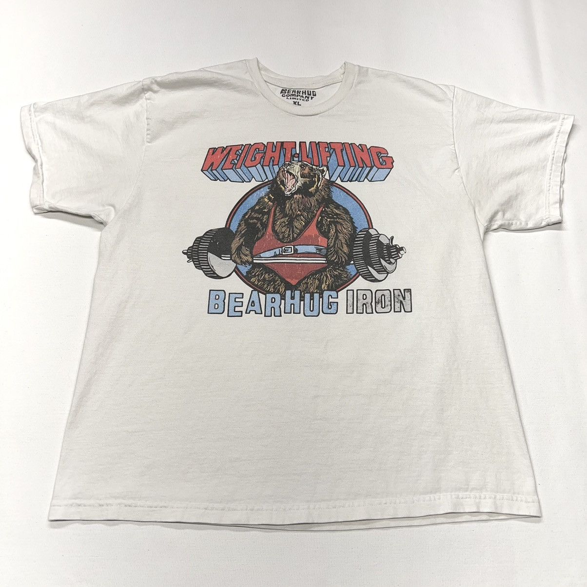 Other Bearhug Company Tee Shirt Graphic Weightlifting Iron Bear Hoodie, Sweatshirt | FlexRushtees.com