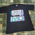 Fruit Of The Loom Vintage 90s Fruit Of The Loom Shirt Black Aztec Cactus Graphic Tee L Unisex 1991 M